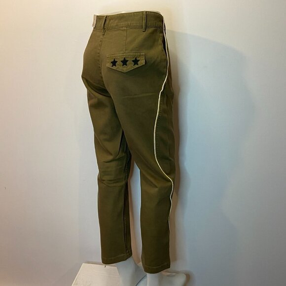Zara Trafaluc Denimwear Women's Olive Green Mom Fit Jeans - NWT - Picture 4 of 5